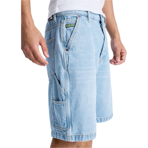 2026 DC Shoes Baggy Denim Carpenter Shorts EDYDS03037 - Indigo Light